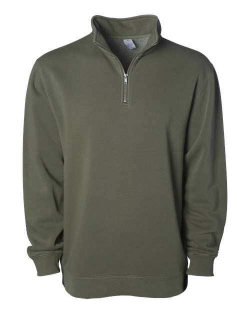 Independent Trading Co. Unisex Pigment-Dyed Quarter-Zip Pullover PRM4600QZ