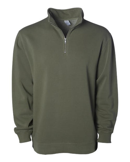 Independent Trading Co. Unisex Pigment-Dyed Quarter-Zip Pullover PRM4600QZ