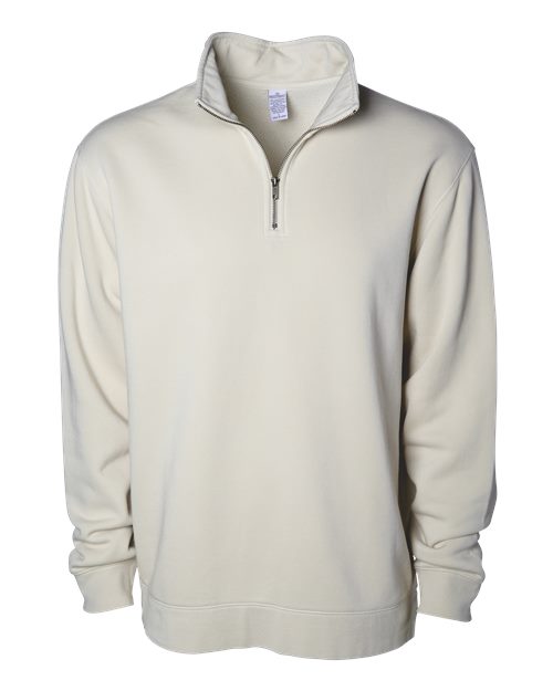 Independent Trading Co. Unisex Pigment-Dyed Quarter-Zip Pullover PRM4600QZ