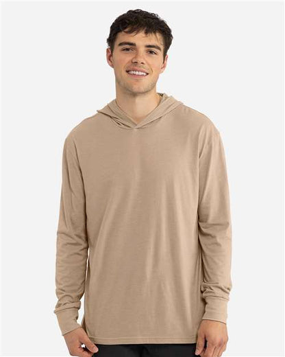 Unisex CVC Hoodie Long Sleeve T-Shirt