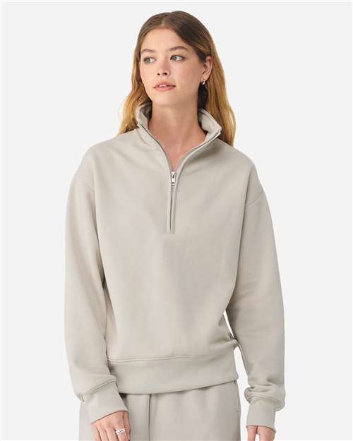 BELLA + CANVAS Unisex 10 oz Quarter-Zip Pullover Sweatshirt 4740