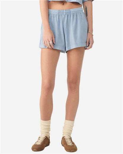 BELLA + CANVAS Women's Garment-Dyed Shorts 6824GD