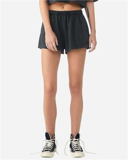 BELLA + CANVAS Women's Garment-Dyed Shorts 6824GD
