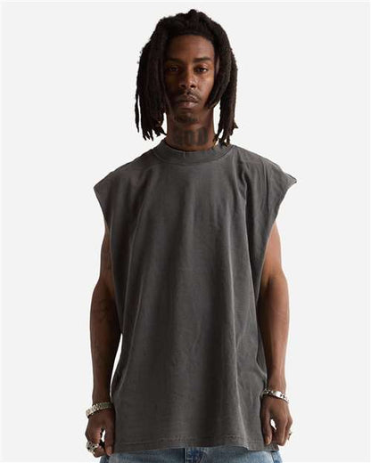 Shaka Wear Unisex Garment-Dyed Muscle Tee SHGMT