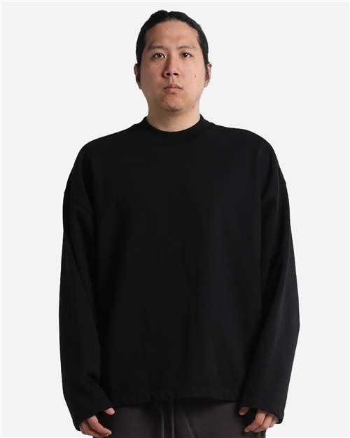 Shaka Wear Unisex Garment-Dyed Terry Long Sleeve Tee SHGTL