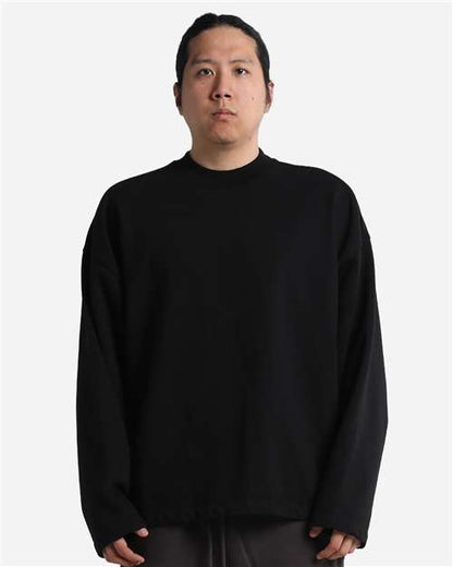 Shaka Wear Unisex Garment-Dyed Terry Long Sleeve Tee SHGTL