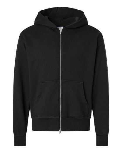Shaka Wear Unisex Max Heavy Garment-Dyed Full-Zip Hoodie Sweatshirt SHGMZ