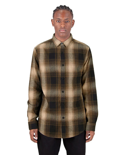 Shaka Wear Unisex Plaid Flannel Overshirt SHHFS