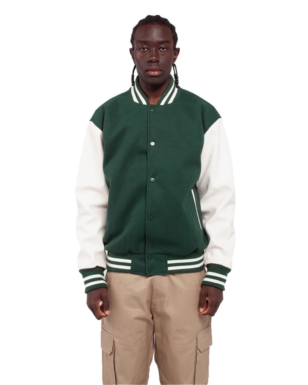 Shaka Wear Unisex Letterman Jacket SHLLJ