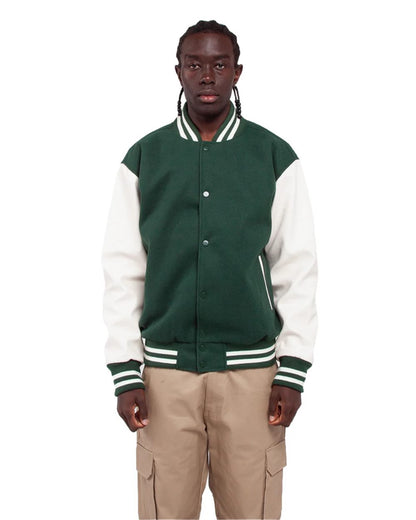 Shaka Wear Unisex Letterman Jacket SHLLJ