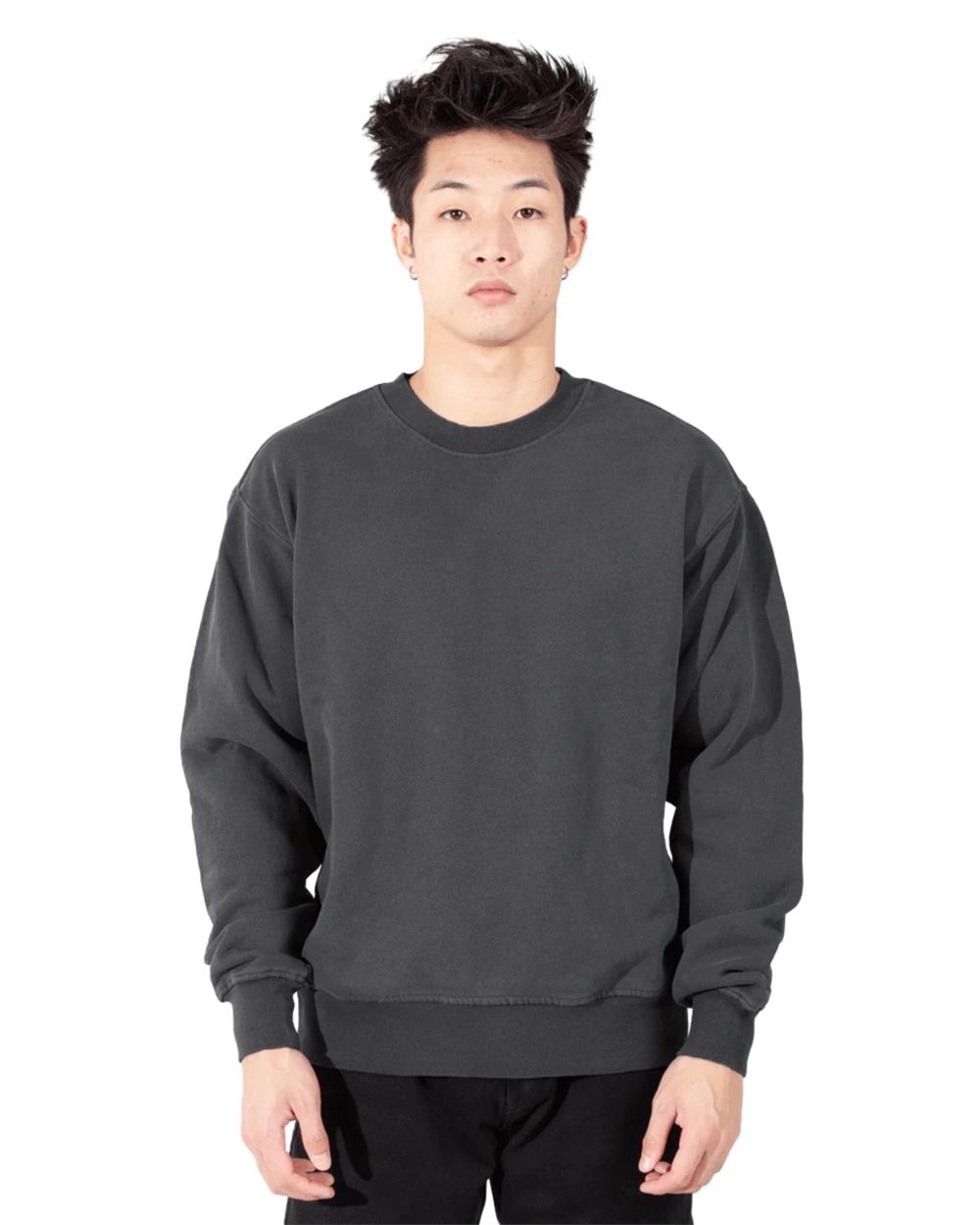 Shaka Wear Unisex Los Angeles Garment-Dyed Crewneck Sweatshirt SHGFC