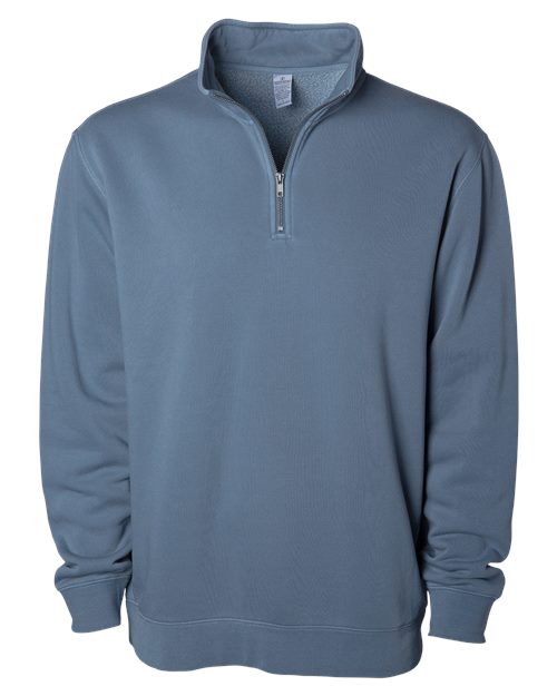 Independent Trading Co. Unisex Pigment-Dyed Quarter-Zip Pullover PRM4600QZ