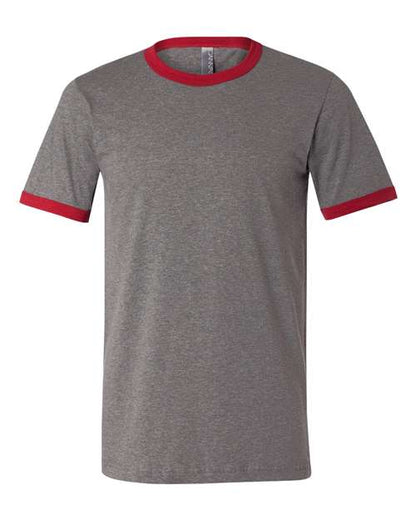 BELLA + CANVAS Men's Jersey Heather Ringer Tee 3055