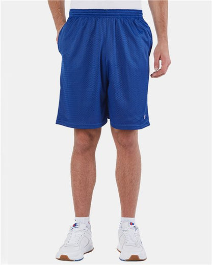 Unisex Polyester Mesh 9" Shorts with Pockets