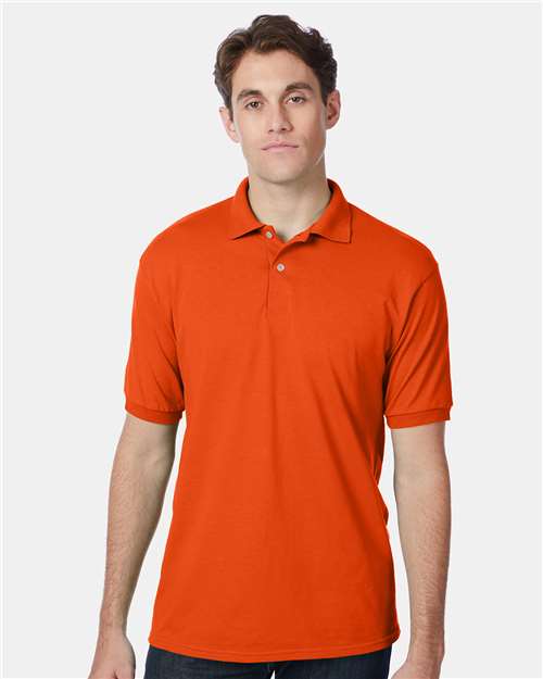 Hanes Men's EcoSmart® Jersey Polo 054X