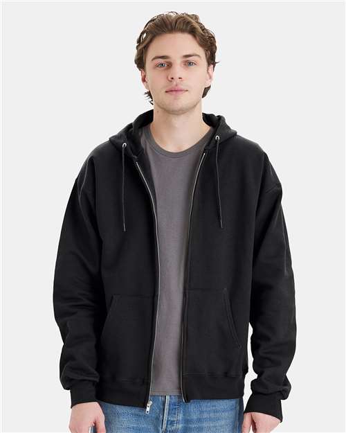 Hanes Unisex Ultimate Cotton® Full-Zip Hooded Sweatshirt F280
