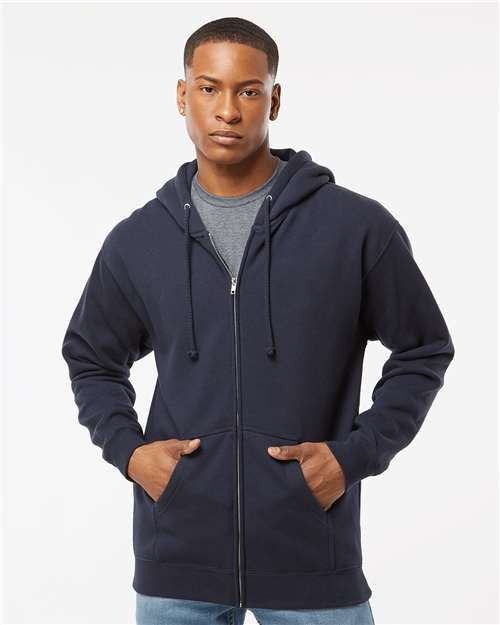 Independent Trading Co. Unisex Heavyweight Full-Zip Hooded Sweatshirt IND4000Z