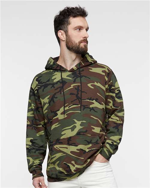 Camo Pullover Fleece Hoodie