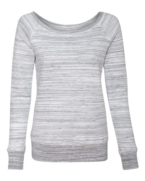 BELLA + CANVAS Women’s Sponge Fleece Wide Neck Sweatshirt 7501