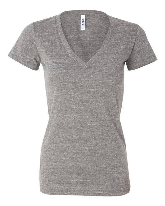 BELLA + CANVAS Women’s Triblend Deep V-Neck Tee 8435