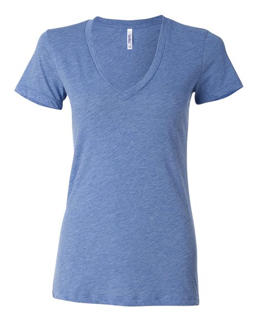 BELLA + CANVAS Women’s Triblend Deep V-Neck Tee 8435