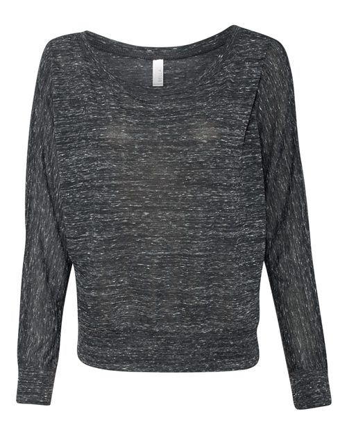 BELLA + CANVAS Women’s Flowy Off Shoulder Long Sleeve Tee 8850