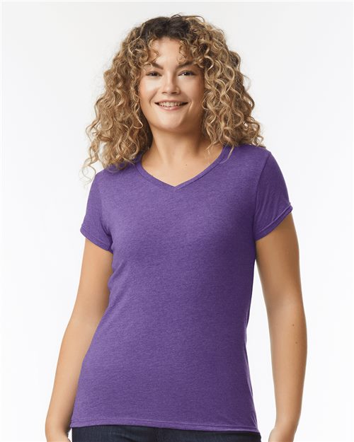 Gildan Women's Softstyle® V-Neck T-Shirt 64V00L