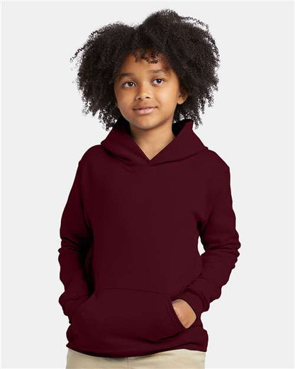 Hanes Youth EcoSmart® Hooded Sweatshirt P473