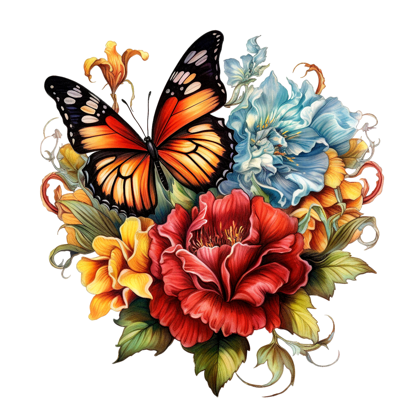 Watercolor Butterfly 21