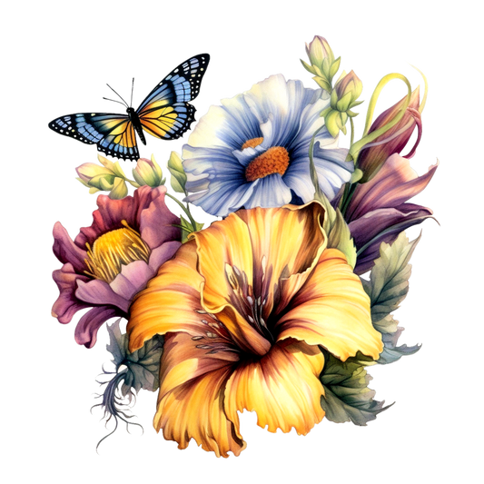 Watercolor Butterfly 8