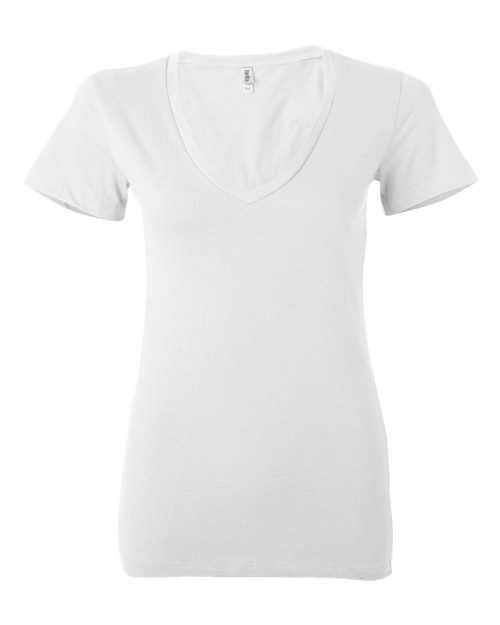 BELLA + CANVAS Women’s Jersey Deep V-Neck Tee 6035