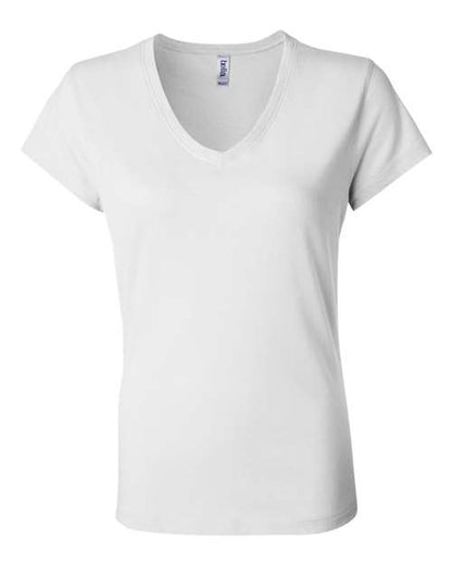 BELLA + CANVAS Women’s Jersey V-Neck Tee 6005