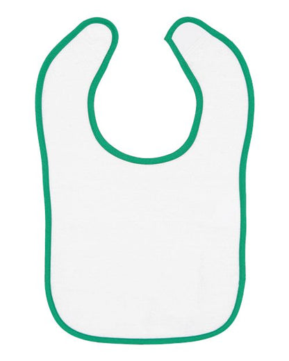 Infant Contrast Trim Terry Bib