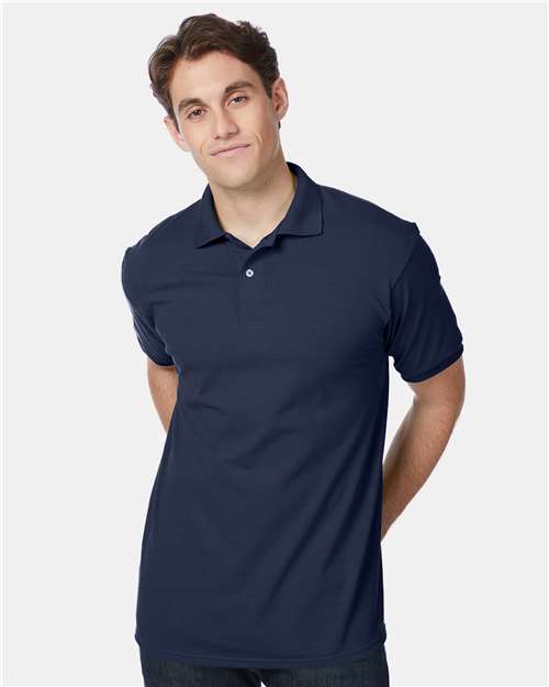 Hanes Men's EcoSmart® Jersey Polo 054X