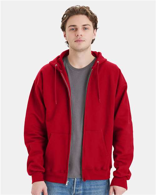Hanes Unisex Ultimate Cotton® Full-Zip Hooded Sweatshirt F280