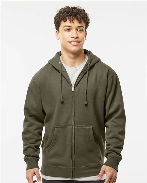 Independent Trading Co. Unisex Heavyweight Full-Zip Hooded Sweatshirt IND4000Z