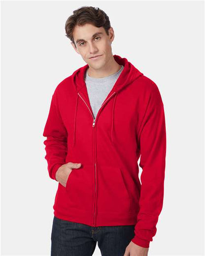 Hanes Unisex EcoSmart® Full-Zip Hooded Sweatshirt P180