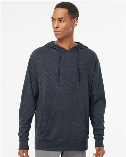 Independent Trading Co. Unisex Lightweight Hooded Pullover T-Shirt SS150J