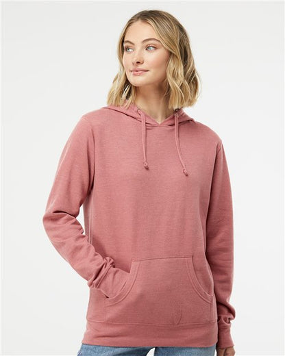 Independent Trading Co. Women's Junior Fit Heavenly Fleece Lightweight Hooded Sweatshirt SS650