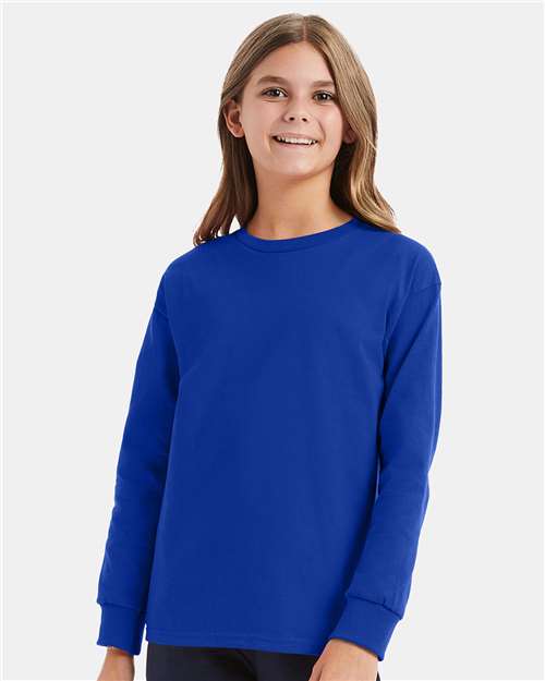 Hanes Youth Authentic Long Sleeve T-Shirt 5546
