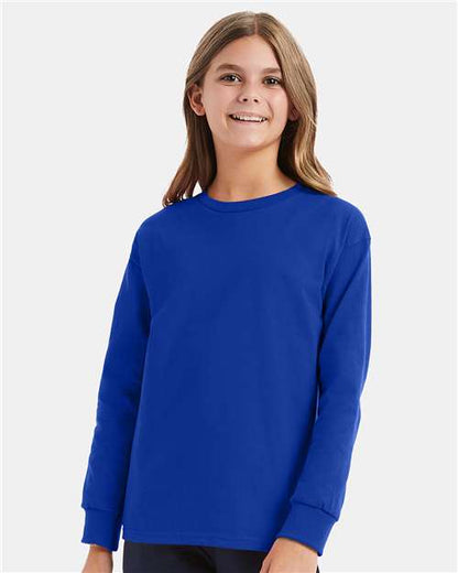 Hanes Youth Authentic Long Sleeve T-Shirt 5546