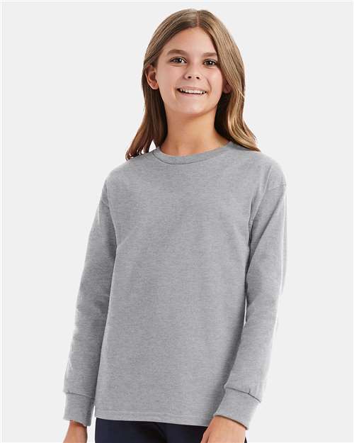 Hanes Youth Authentic Long Sleeve T-Shirt 5546
