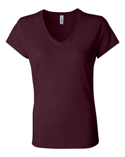 BELLA + CANVAS Women’s Jersey V-Neck Tee 6005