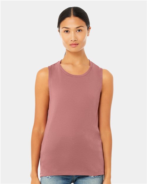 BELLA + CANVAS Women's Flowy Scoop Muscle Tank 8803