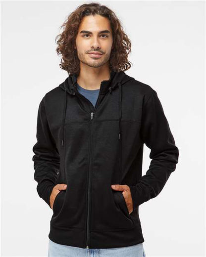 Independent Trading Co. Unisex Poly-Tech Full-Zip Hooded Sweatshirt EXP80PTZ