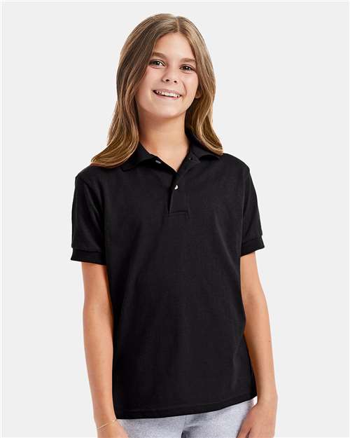 Hanes Youth EcoSmart® Jersey Polo 054Y