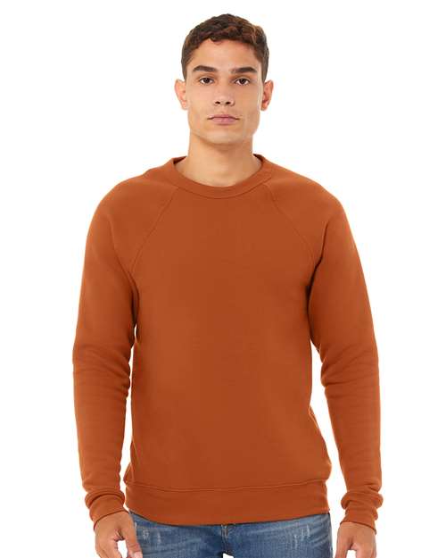 Sponge Fleece Raglan Crewneck Sweatshirt - XL