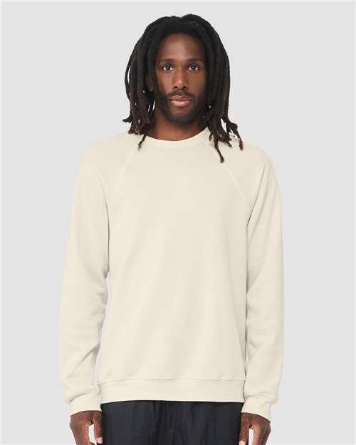 Sponge Fleece Raglan Crewneck Sweatshirt - XL