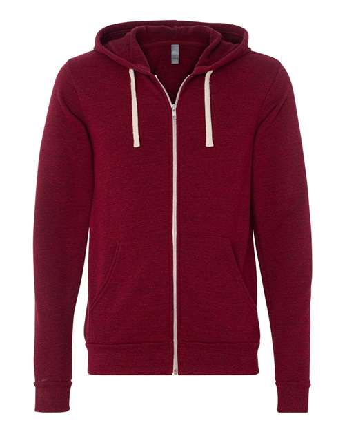 BELLA + CANVAS Unisex Triblend Sponge Fleece Full-Zip Hoodie Sweatshirt 3909