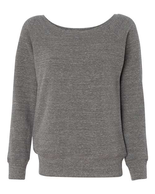 BELLA + CANVAS Women’s Sponge Fleece Wide Neck Sweatshirt 7501